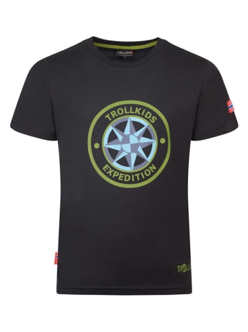 Trollkids Funktionsshirt "Windrose" in Schwarz