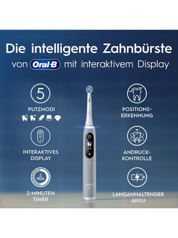 Oral-B Elektr. Zahnbürste "iO Series 6" in Hellgrau