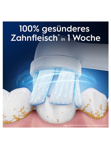 Oral-B 8er-Set: Ersatz-Bürstenköpfe "iO Sanfte Reinigung" in Weiß