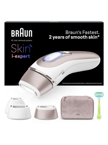 Braun IPL-Haarentferner "Skin i-expert Pro IPL PL7253" in Weiß/ Beige