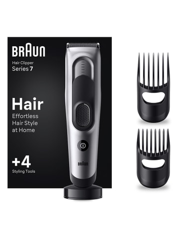 Braun Maszynka "Series 7 - HC7390" w kolorze srebrnym do strzyżenia włosów
