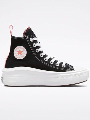 Converse Sneakers "Chuck Taylor All Star Move Lift" in Schwarz/ Pink