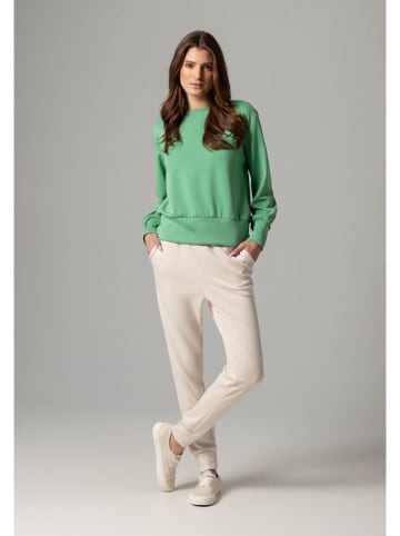 More & More Bluza w kolorze zielonym