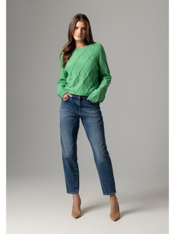 More & More Sweter w kolorze zielonym