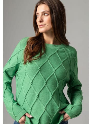 More & More Sweter w kolorze zielonym