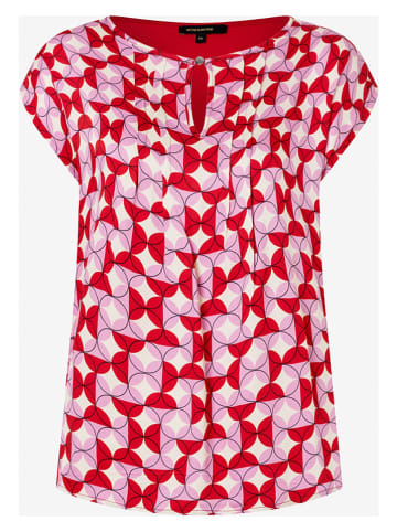 More & More Shirt in Rot/ Weiß/ Rosa