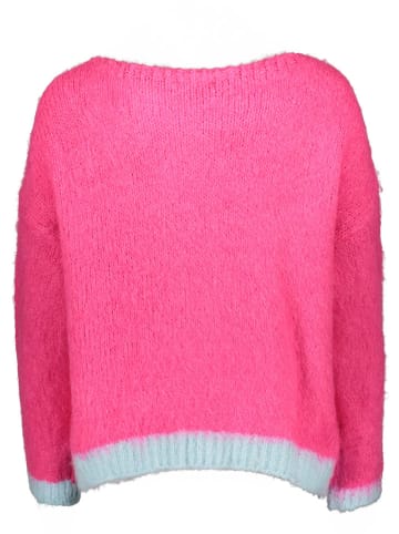 miss goodlife Pullover "Peace" in Pink/ Hellblau