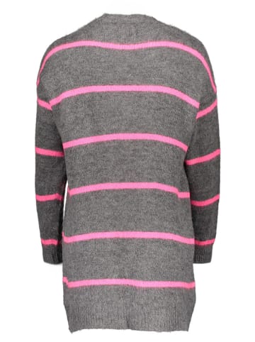 miss goodlife Cardigan in Grau/ Pink