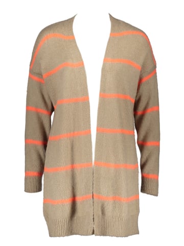 miss goodlife Cardigan in Beige/ Orange