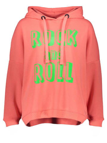 miss goodlife Hoodie "Rock and Roll" in Koralle