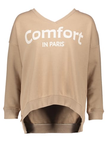 miss goodlife Sweatshirt "Comfort in Paris" in Beige