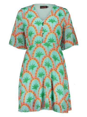 miss goodlife Kleid in Grün/ Orange
