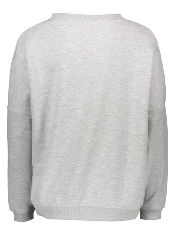 miss goodlife Sweatshirt "This is my happy place" in Grau