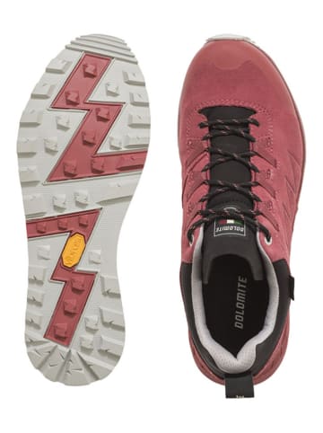 DOLOMITE Skórzane buty trekkingowe "Croda Nera GTX" w kolorze czerwonym