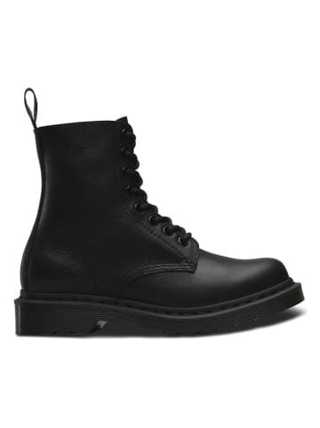 Dr. Martens Leder-Boots in Schwarz