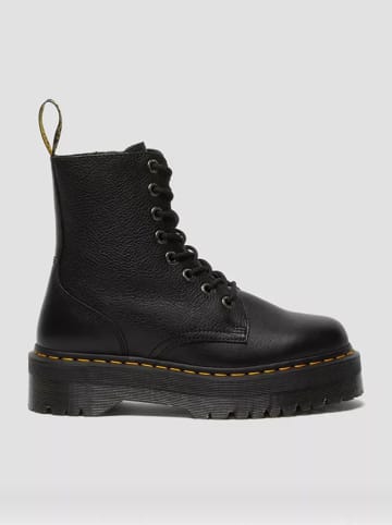 Dr. Martens Skórzane botki w kolorze czarnym