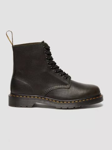 Dr. Martens Skórzane botki "1460 Pascal" w kolorze ciemnozielonym