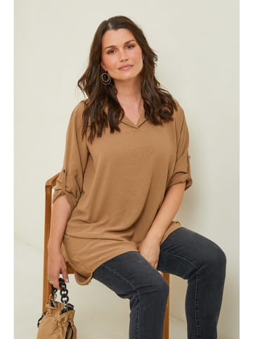 Curvy Lady Blouse camel