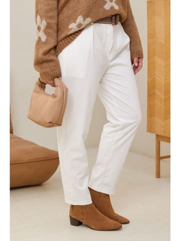 Curvy Lady Broek wit