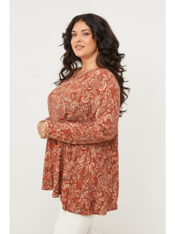 Curvy Lady Blouse oranje