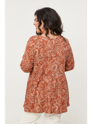 Curvy Lady Bluse in Orange