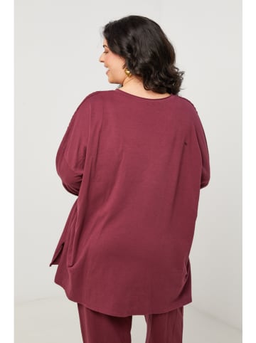 Curvy Lady Longsleeve bordeaux