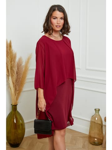 Curvy Lady Jurk rood