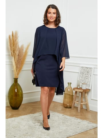 Curvy Lady Kleid in Dunkelblau