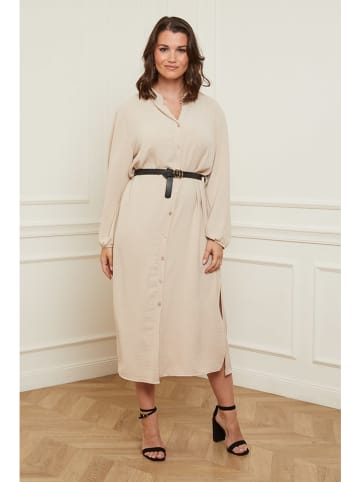 Curvy Lady Jurk beige