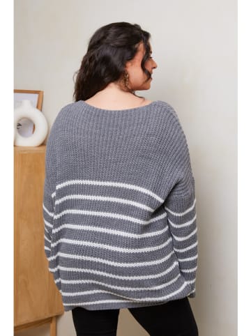 Curvy Lady Trui grijs