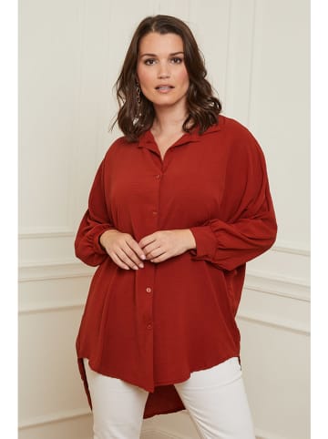Curvy Lady Blouse roestrood