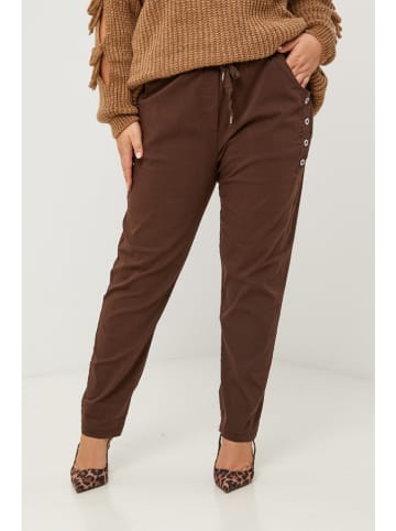 Curvy Lady Hose in Braun