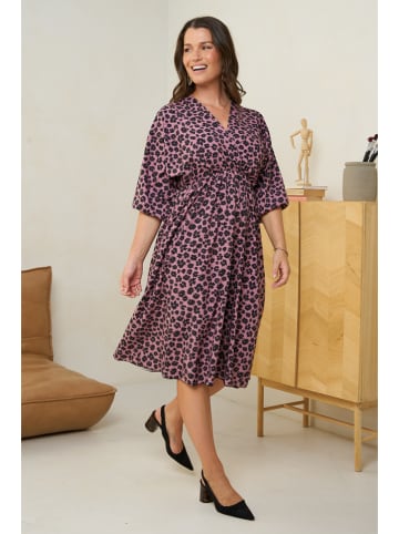 Curvy Lady Jurk roze