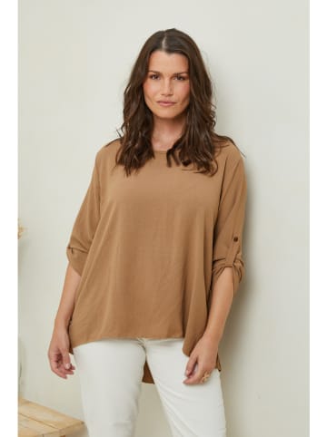 Curvy Lady Blouse camel