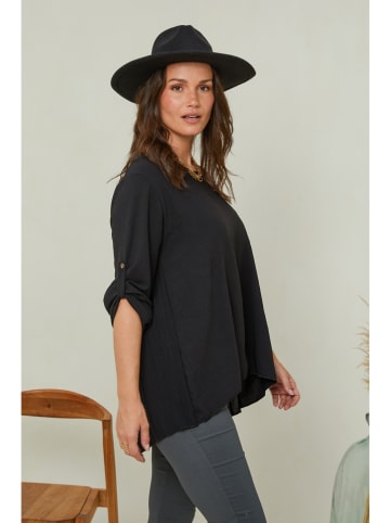 Curvy Lady Blouse zwart