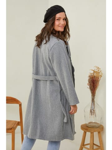 Curvy Lady Tussenmantel grijs