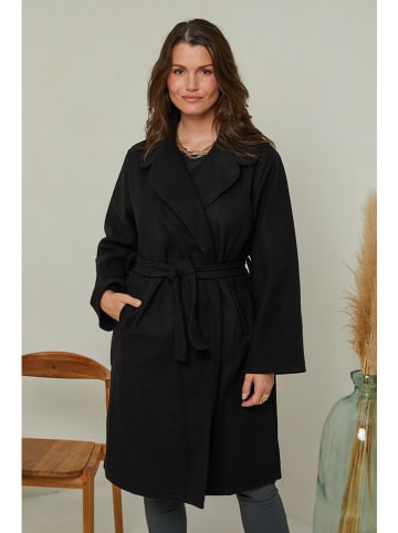 Curvy Lady Tussenmantel zwart