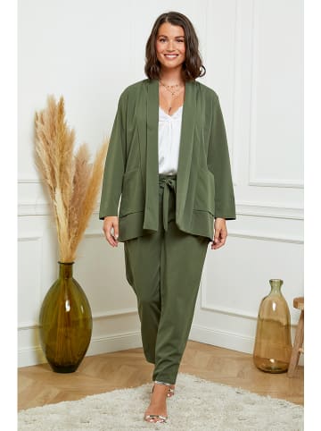 Curvy Lady 2tlg. Outfit in Khaki