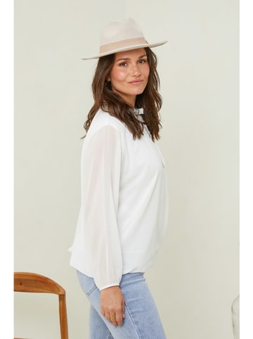 Curvy Lady Bluse in Weiß