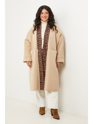 Curvy Lady Tussenmantel beige
