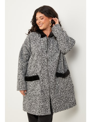 Curvy Lady Übergangsjacke in Grau