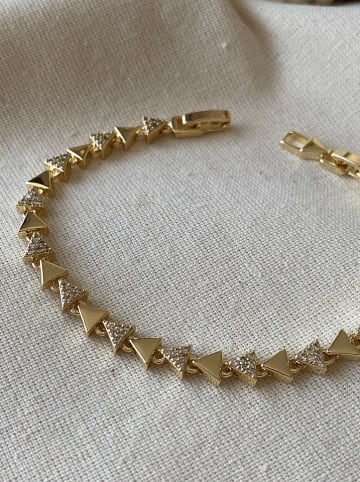 Luseera Vergulde armband met edelstenen