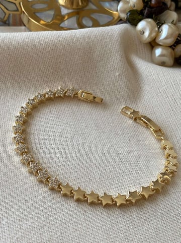 Luseera Vergold. Armkette mit Edelsteinen