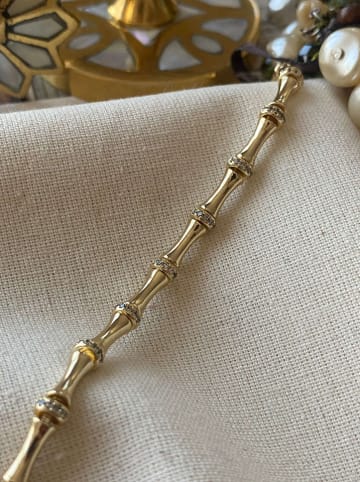 Luseera Vergold. Armkette mit Edelsteinen