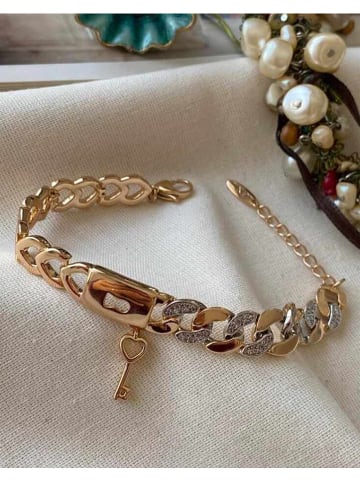 Luseera Vergold. Armkette mit Schmuckelement