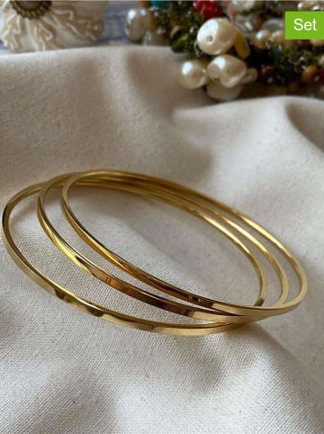 Luseera 3er-Set: beschicht. Armreifen