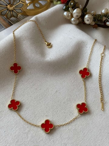 Luseera Vergulde ketting met sierelementen