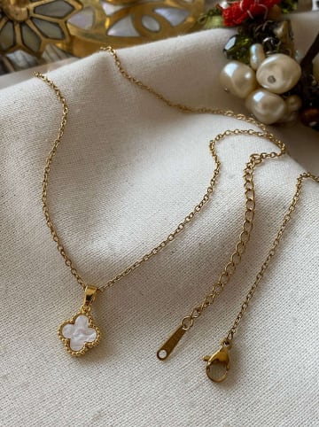 Luseera Pozłacany naszyjnik z zawieszką - dł. 45 cm