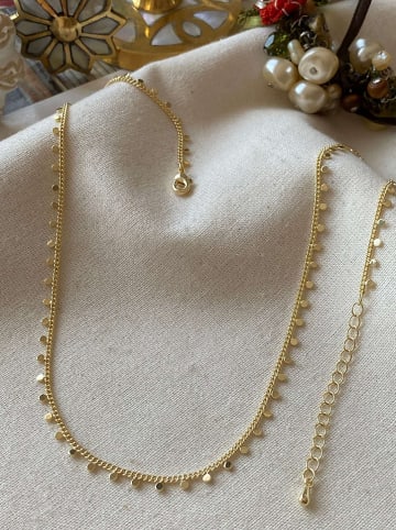 Luseera Vergold. Halskette - (L)45 cm