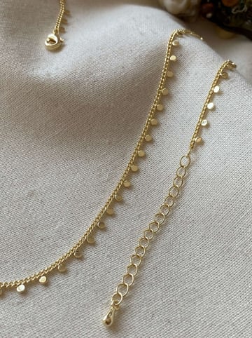 Luseera Pozłacany naszyjnik - dł. 45 cm